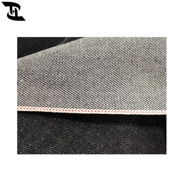 Customized japanese style classical vintage jeans 13.5 oz  red color selvage denim fabric YHT6278K