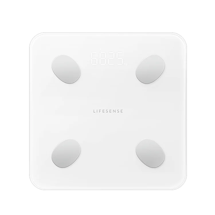 TRANSTEK Portable Electronic Intelligent Digital Smart Body Fat Weight Balance Scale