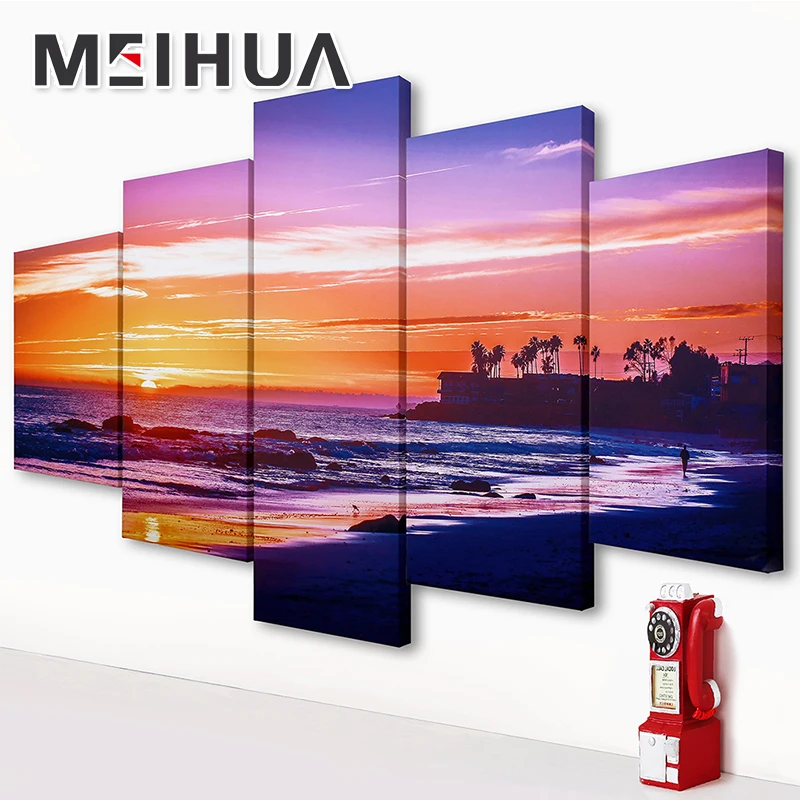 Simple design modern bedroom decoration art supplies canvas painting panels