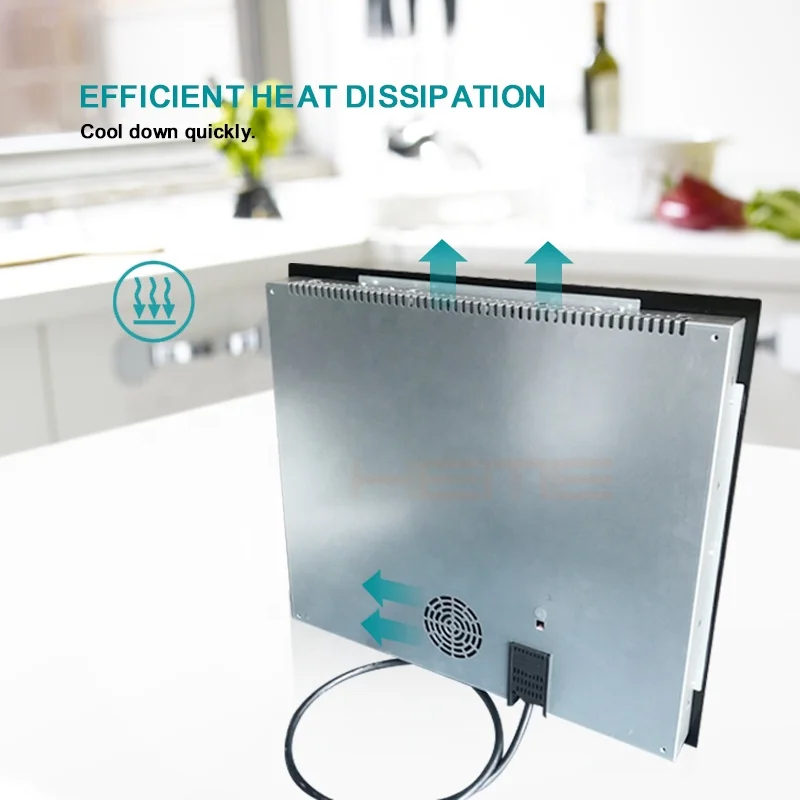 Kitchen Appliances Plaque De Cuisson Induction Built in Four Burners Glass Panel Induction Cooker Hob