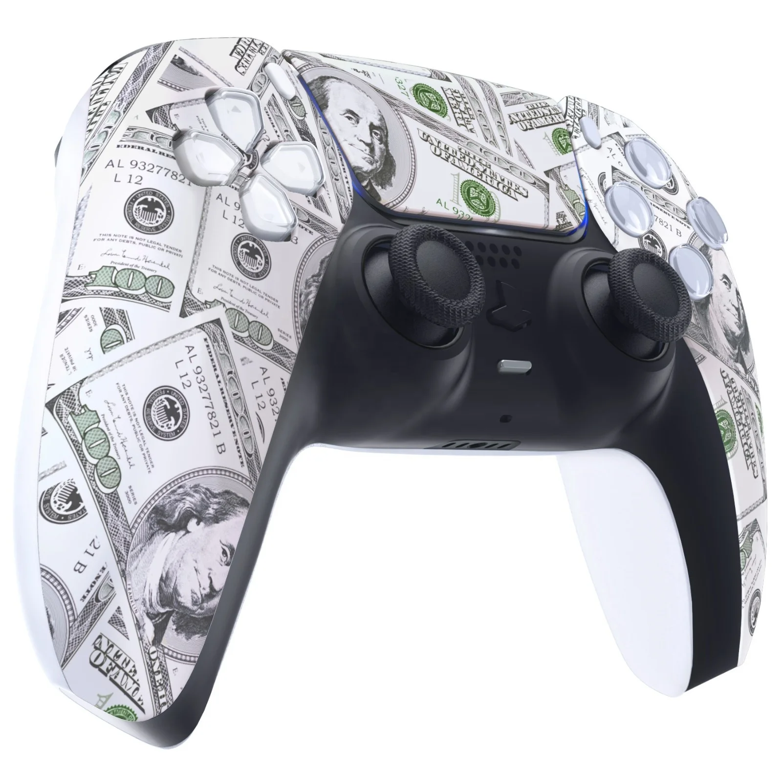 eXtremerate Replacement Skin Front Housing Shell Case Cover For PS5 Playstation5 Dualsense Controller