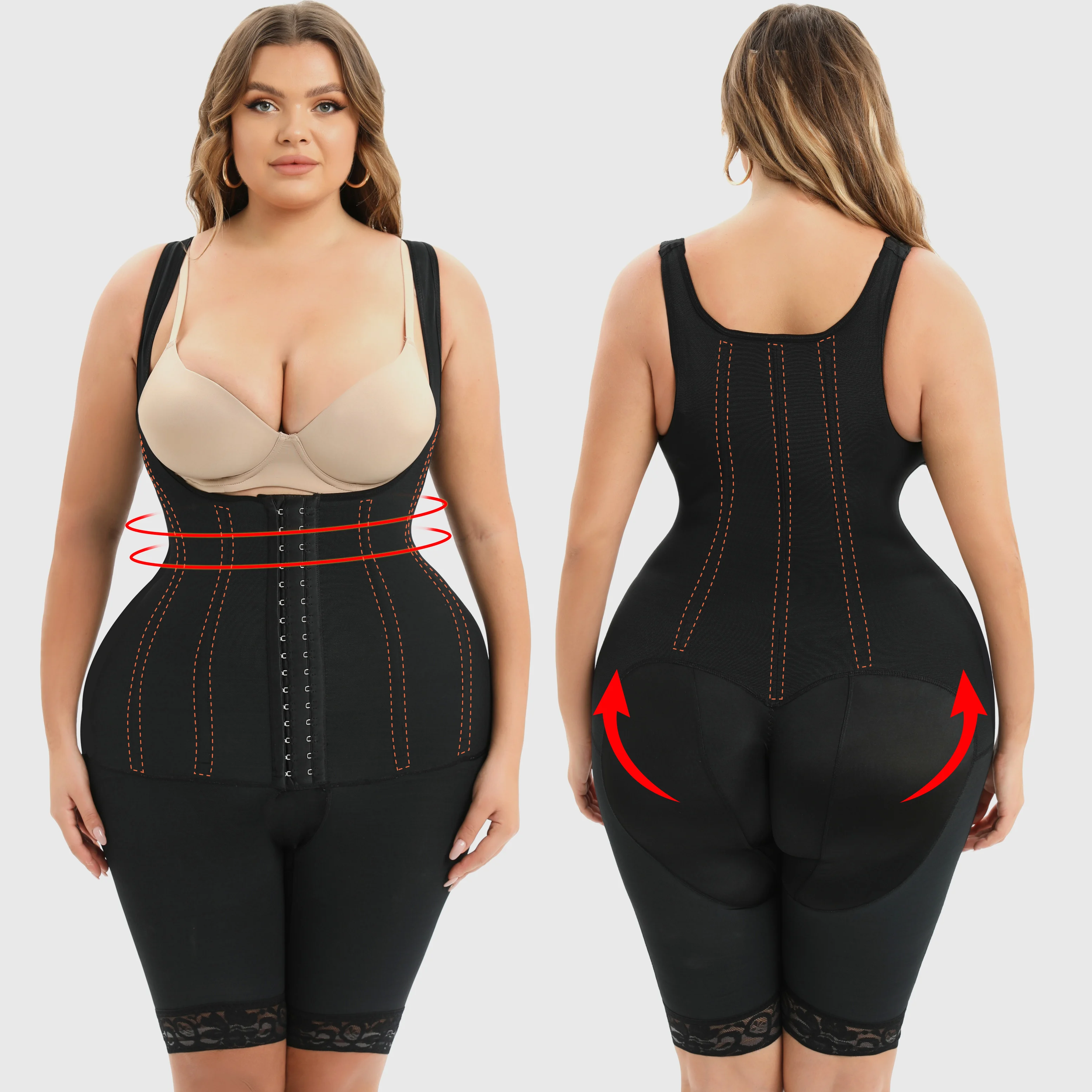 KSQ High Waist shapers for women plus size shapers Tummy Belly Control Slimming Wholesale Shapewear Girdle Underwear