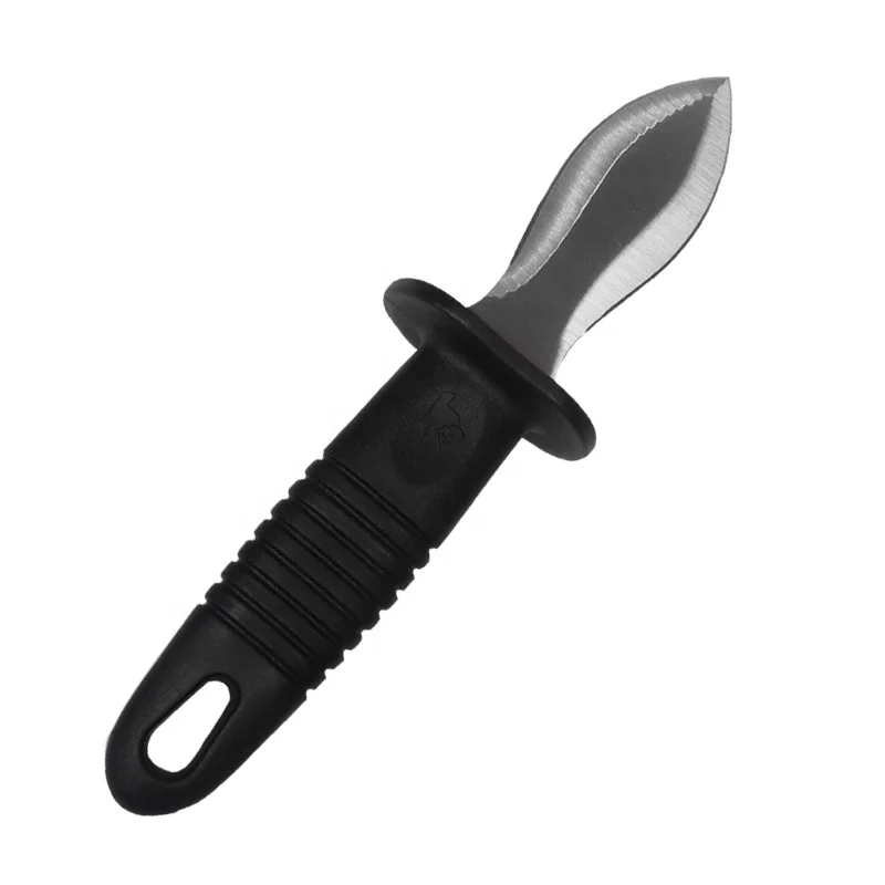 
2021 New arrive stainless steel blade PP handle kitchen accessory kitchen seafood tool large oyster mouth/shell opening knife 