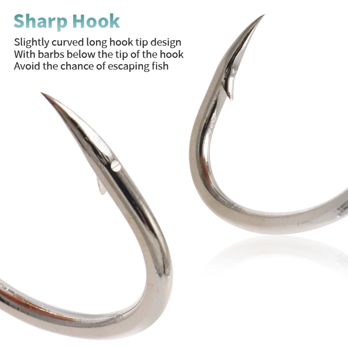 Hot selling large object hook with strong tensile strength, high carbon steel strip, barbed, slow shaking iron plate hook