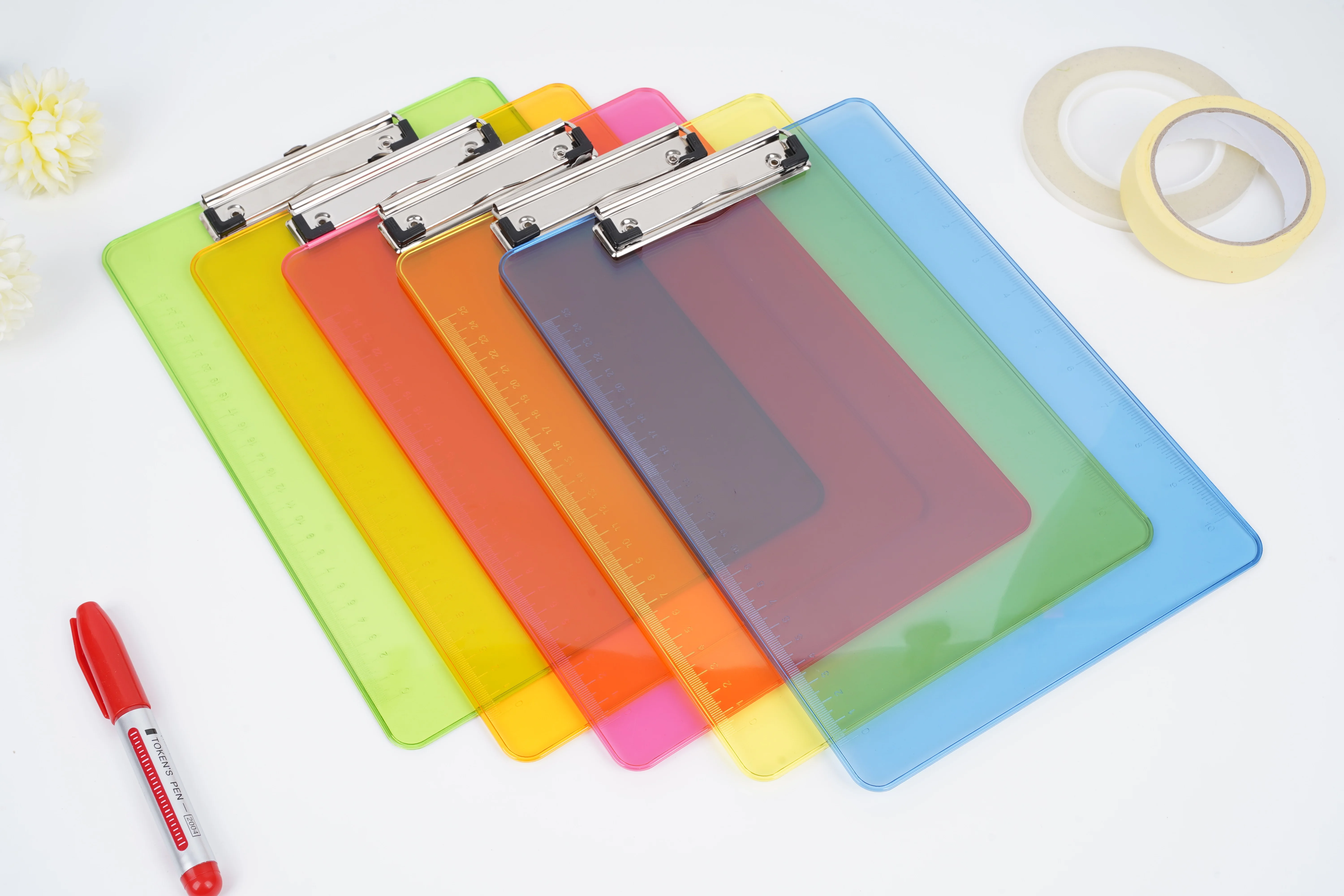 Plastic paper file A4 paper file Plastic wall mounted file holder plastic A4 paper folder