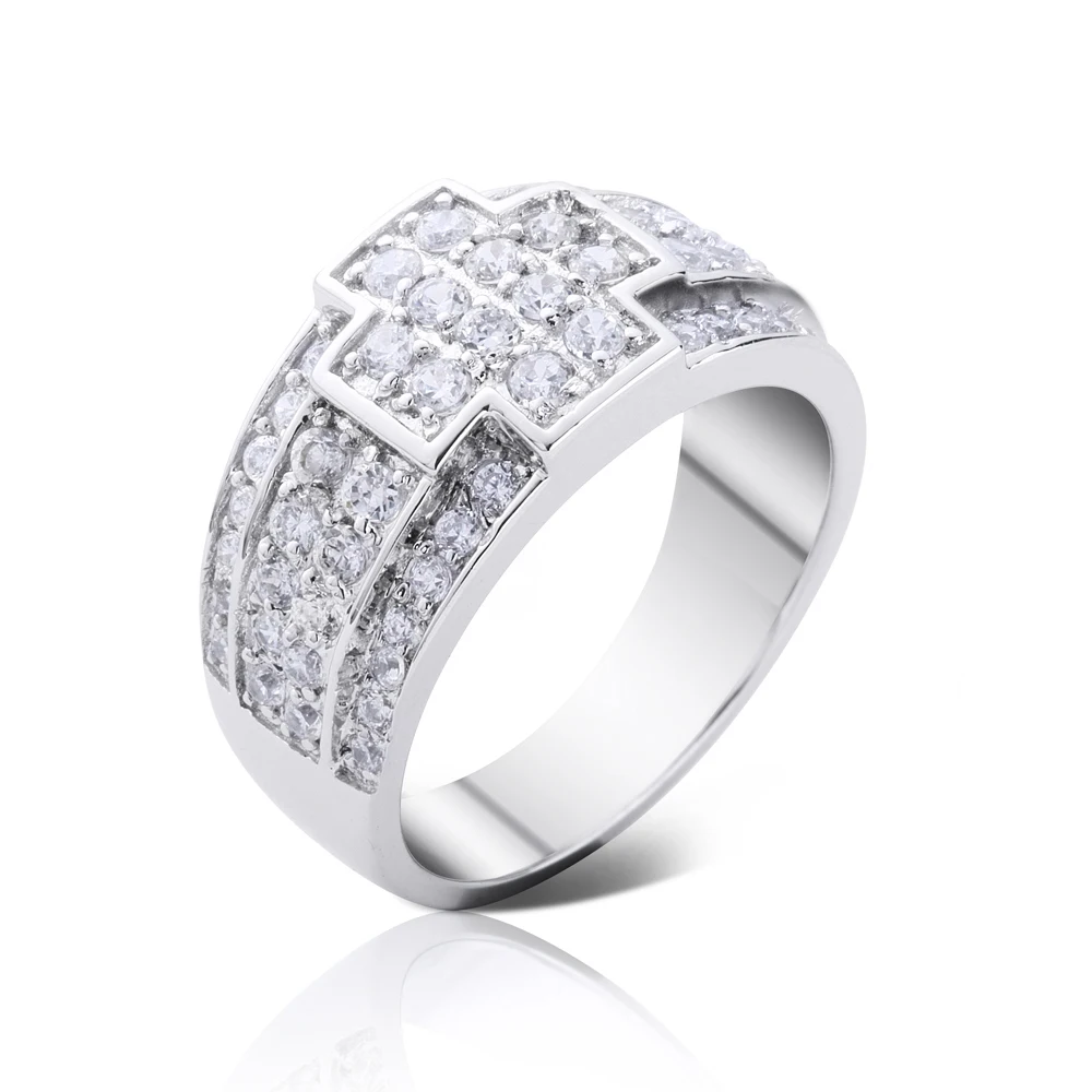 Alibaba wholesale jewelry fashion 925 sterling silver cz value ring rings for woman and men
