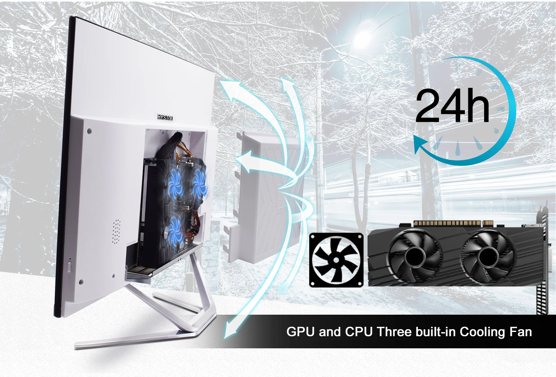  Hystou все в одном ПК 23 8 дюймов I7 оптовая продажа 4K Aio компьютер Настольные компьютеры Core 1 ТБ 21