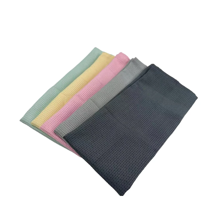 Ultra Soft 100% Cotton Cleaning Waffle Weave Kitchen Dish Towel Washcloth Face Towel For Gifts