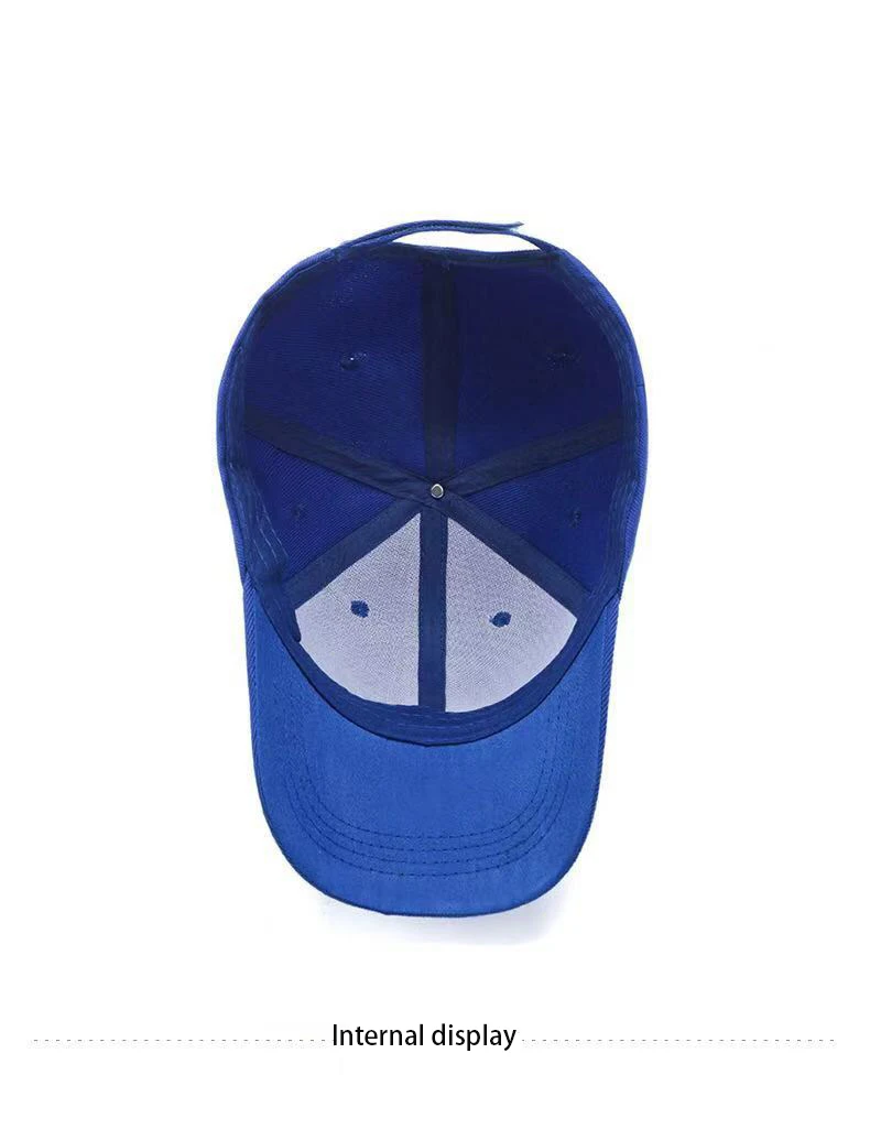 Hat women solid color light plate thickened duck cap outdoor visor Black white fur blue baseball cap