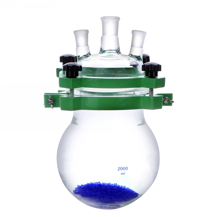5L 5000ml Laboratory Glassware High Borosilicate Glass Open Mouth Reactor Price