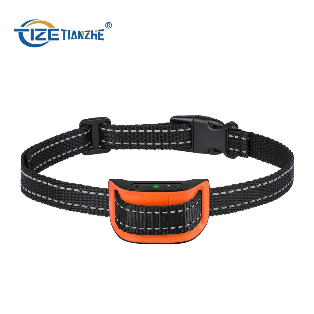2021 Waterproof remote training no shock antibark stop bark dog collar with virbration/beeper antibark collar