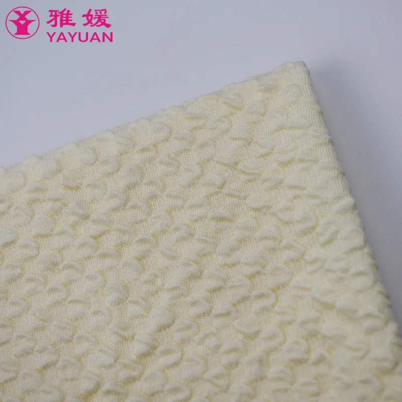 Popular rib jacquard fabric 70% rayon&cotton 23% nylon 7% spandex panty fabric rayon cotton nylon spandex fabric
