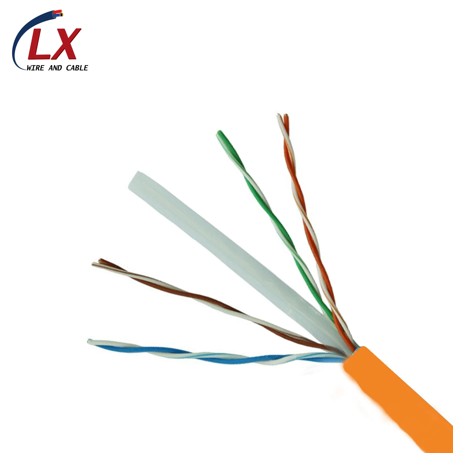 Custom Twisted Pair Copper Core Cat6 Cat 6  UTP FTP STP SFTP network Lan Ethernet cable 305m 1000fts Per Box