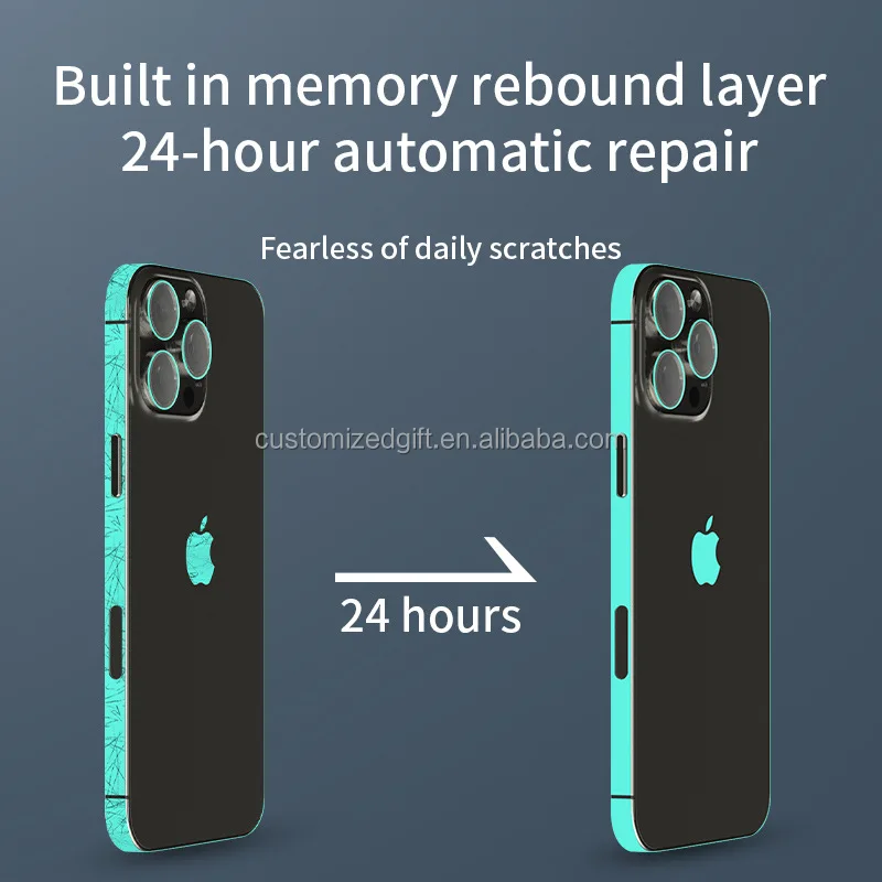 Anti-drop Photo Mobile Side Stickers High Quality Mobile Phone Primary Colors Protect Customized Anti Scratch 9H Frame Film