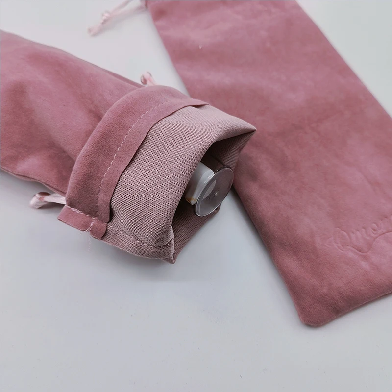 Custom logo velvet fabric gift drawstring jewelry pouches candy wedding favors bags