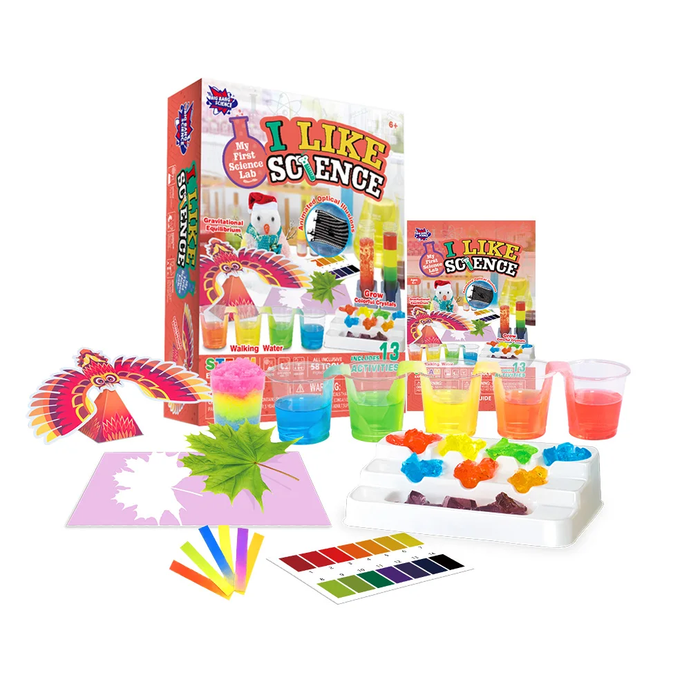 EN71 approve science experiment lab school kids DIY handmade easy operate smart intelligent cool Stem educational toys kit