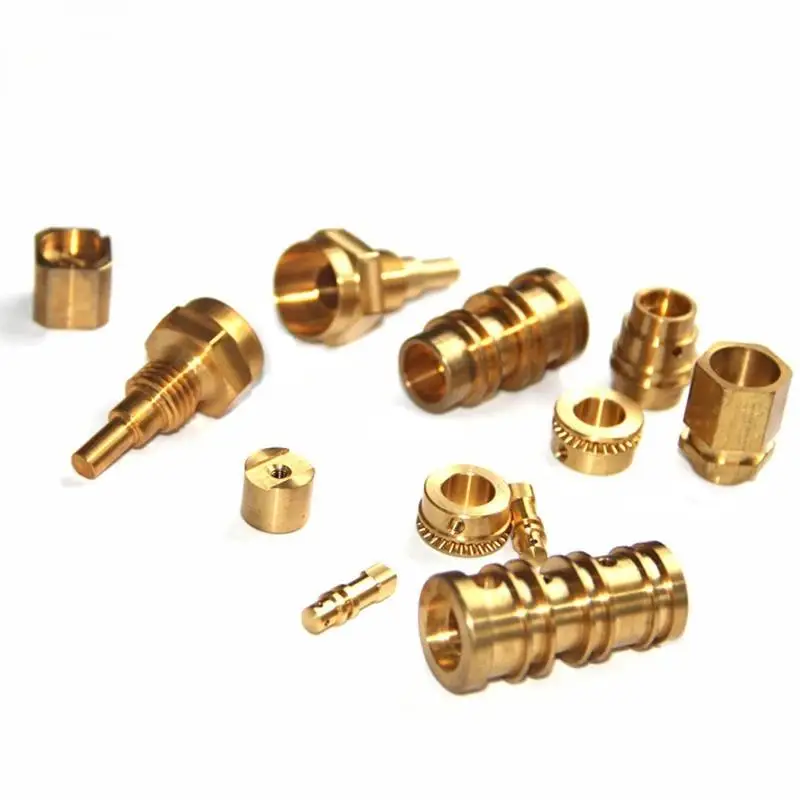 Good Quality Cheap CNC Lathe Components Turning Brass Cap Chrome Nipple Brass Fire Nozzle Straight Stop Valve Brass Drain Valve