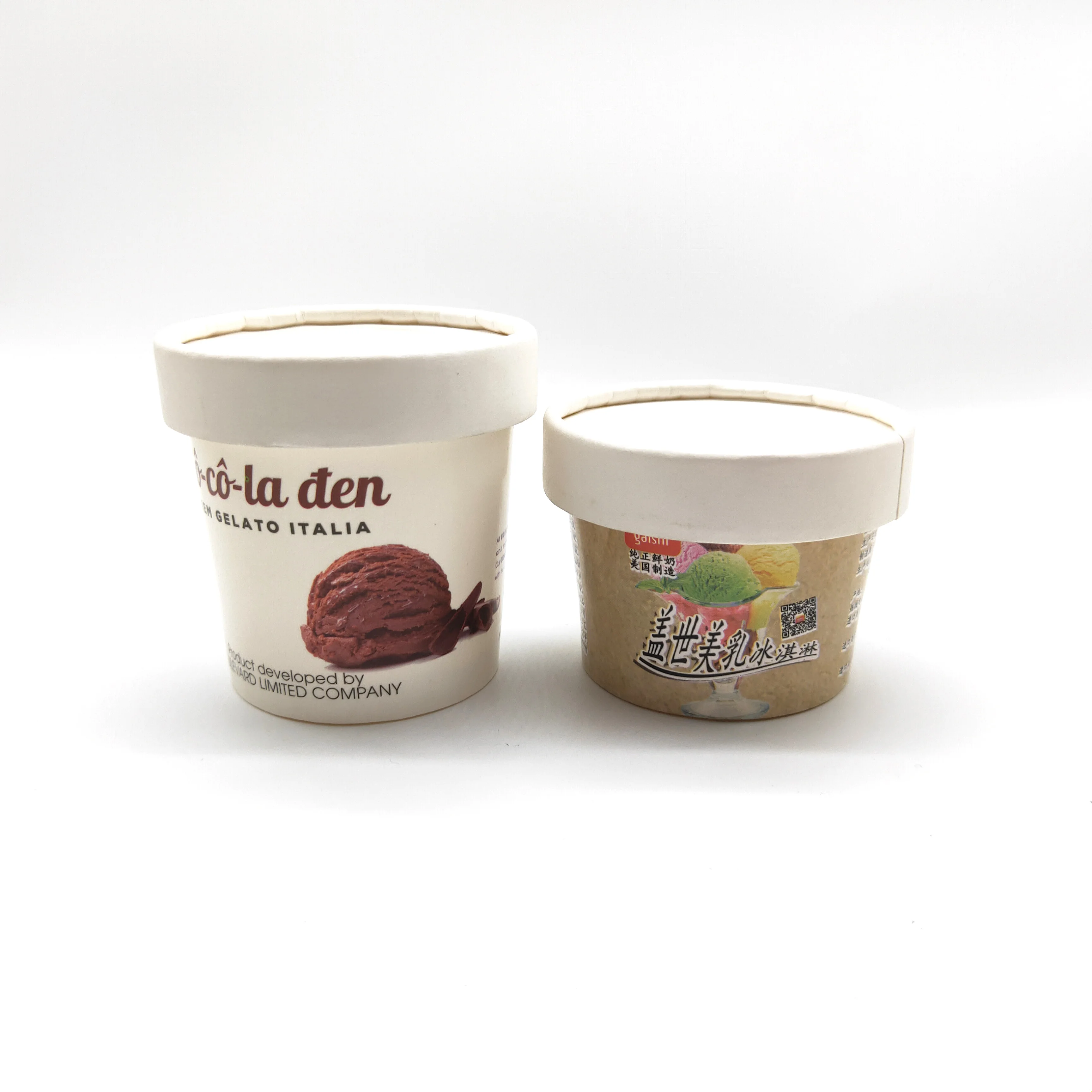 3OZ take out yogurt packaging cup disposable ice cream container ice cream cup 3oz with lid and spoon