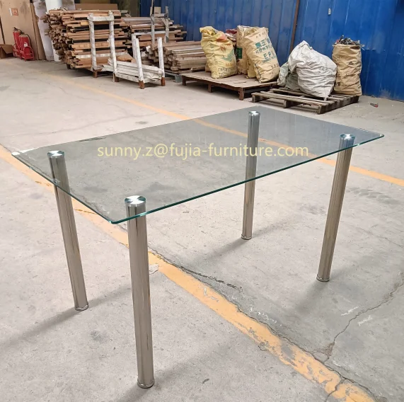 white stainless steel glass designs  modern coffee table  for drawing room