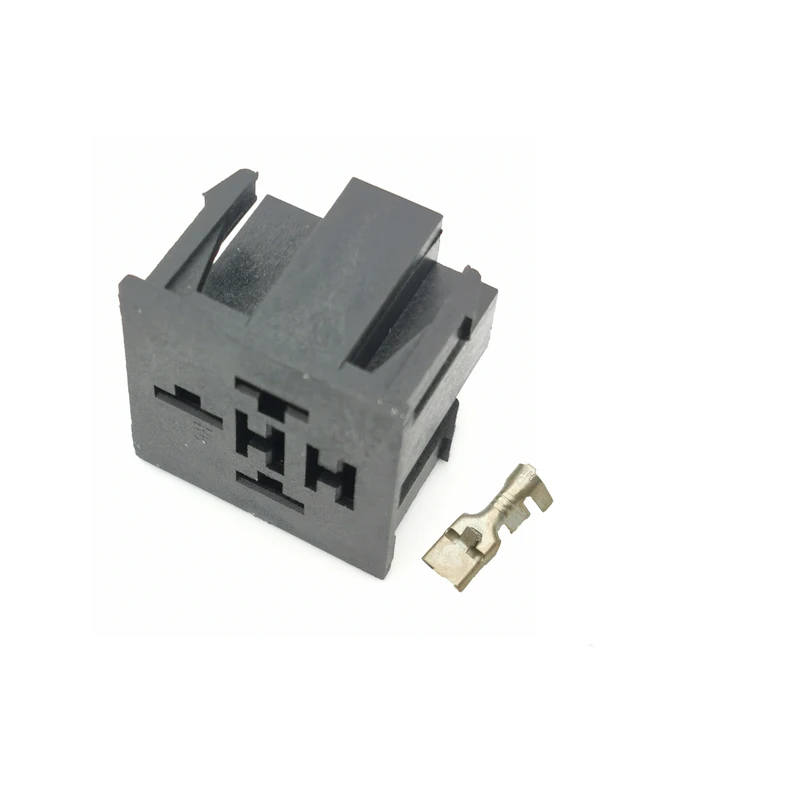 Образец Бесплатная куртка черный 5 pin отверстие реле сиденья автомобиля разъем