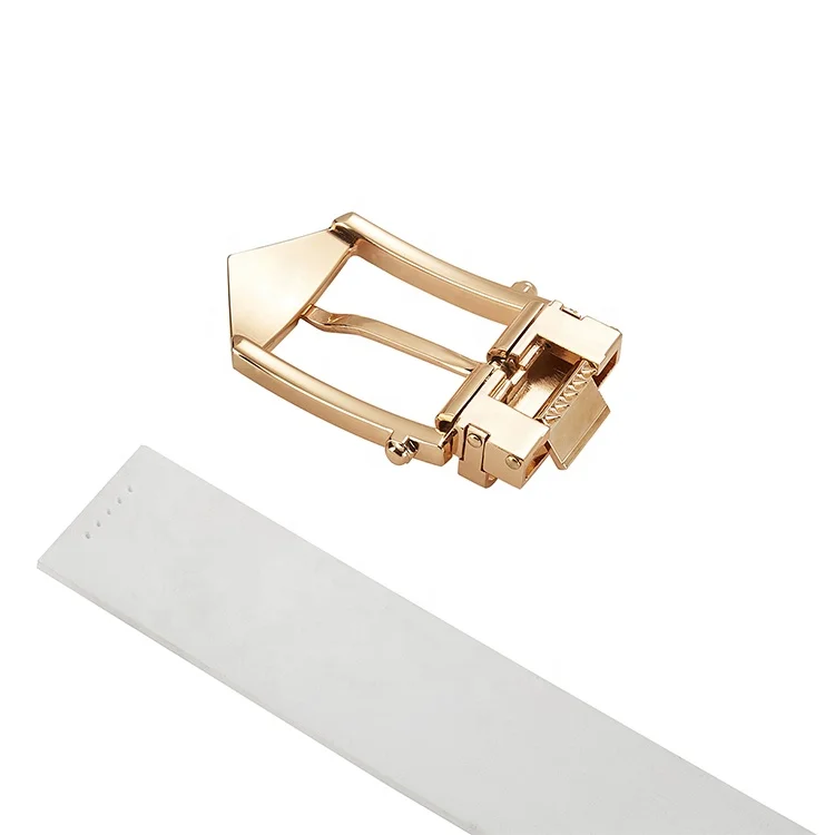 
Best Selling Trendy Western Style Belt Strong Solid White Branded Belts for Men 