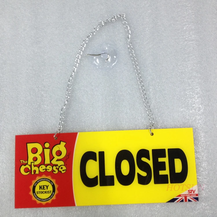 very cheap acrylic open close sign/plexiglasss window sign