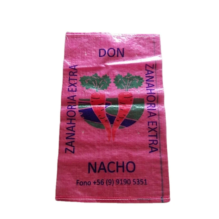 Wholesale Transparent  PP woven  bag for potatoes carrots garlic onion with punching