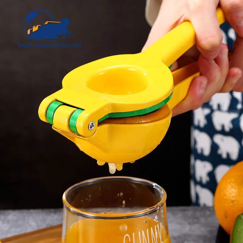 Professional Manufacturer Hand press Fruit Citrus Press Juicer Metal Aluminum Alloy manual Lemon Lime Squeezer