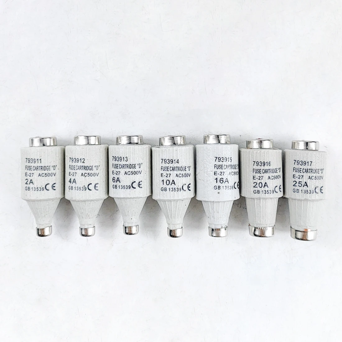IMPA 793911-17 Ceramic Made DIN Style Diazed Fuses