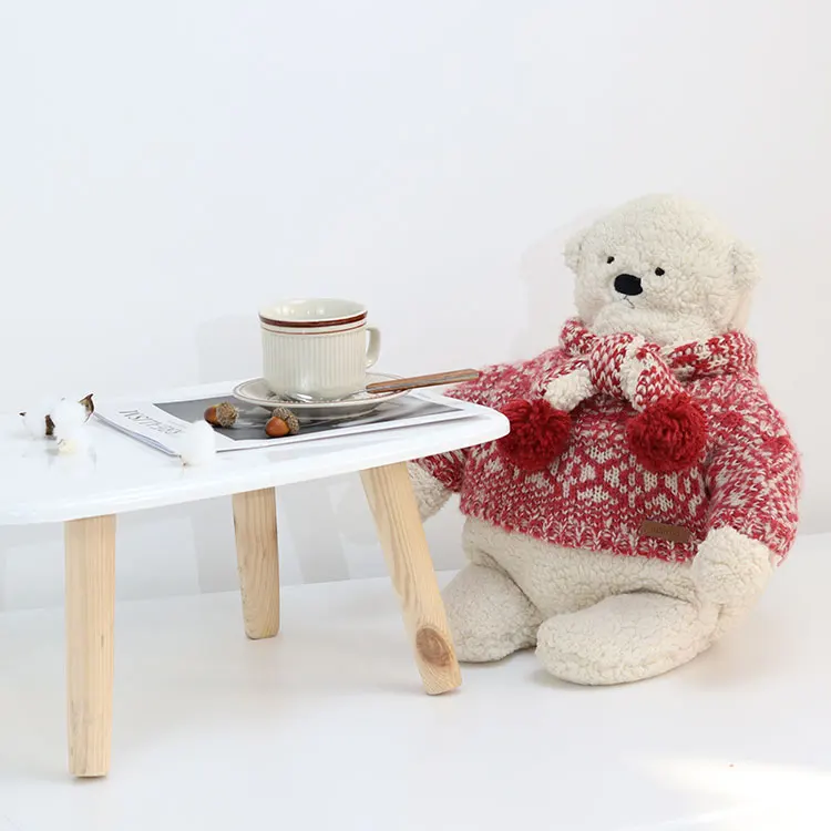 Stuffed Plush Polar Bear Baby Toy with Washable Cloth Super Soft Accept Customized Designs 86401' OEM Factory Wholesale White