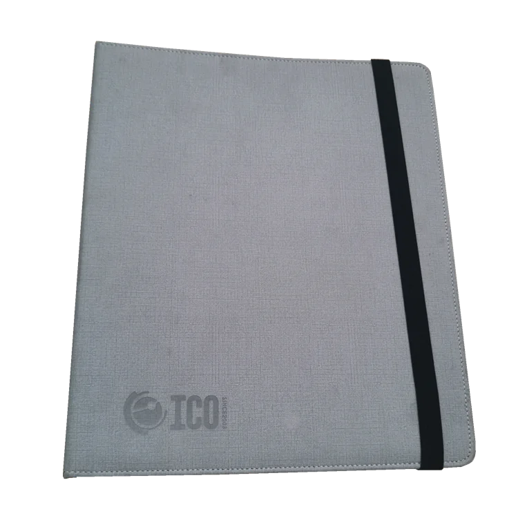 PU cover A4 3 Ring Binder file folder Card Binder