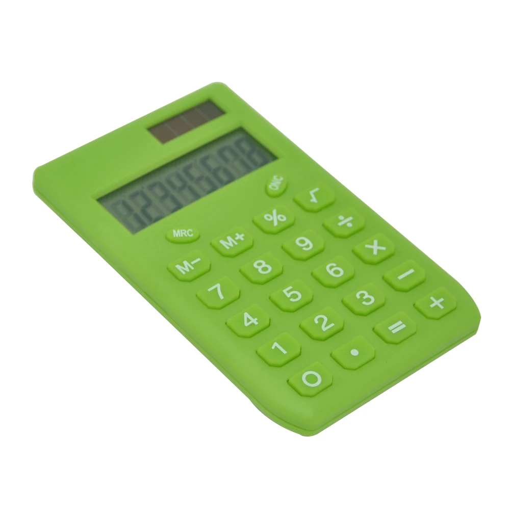 
Best Selling Small Basic Dual Power Calculator Mini 8 Digit Kids Lovely Electronic Pocket Calculator 