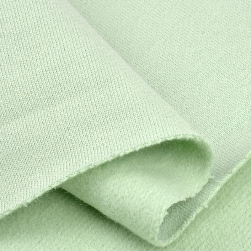 Anti Pill Fleece Hoodie Fabric 12 Polyester 88 Cotton Knit Cotton Fleece Fabric For Hoodie