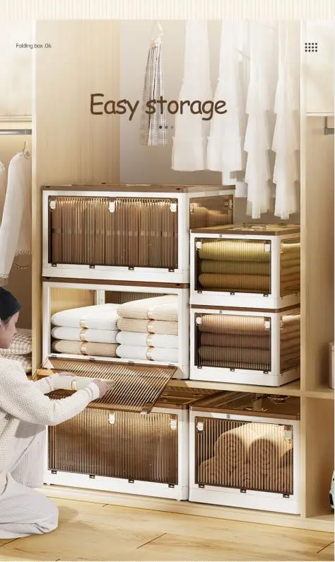 30L 45L 65L 90L 130L outdoor plastic storage container camping folding box with bottom pulley