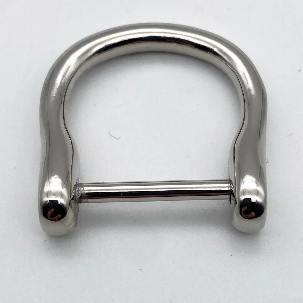 Casting Alloy Hardware D Ring For Bags With Screws