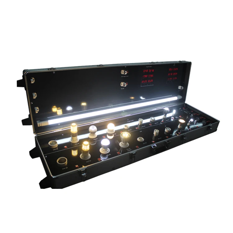 Professional LED Bulb Light Display Demo Case LED Suitcase for Business Travel