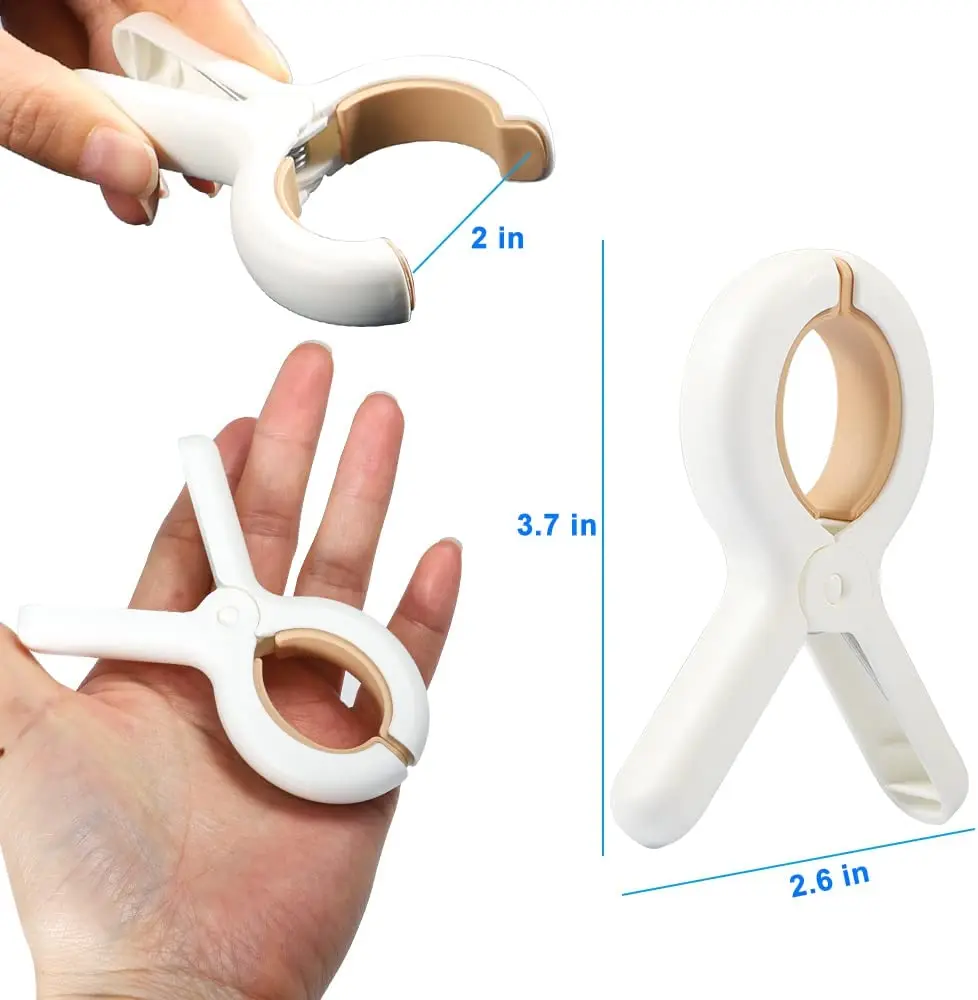 Heavy Duty Laundry Clothes Pins Clips With Spring Beach Towel Clips For Chairs Customized  Dry Hold Clips