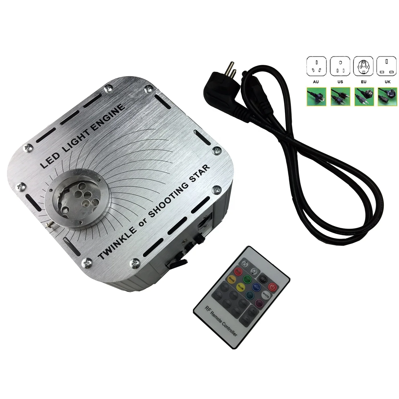 32W RGB LED Light Engine Making Sparkle & Meteor Lights - Shooting Star & Twinkling Fibre Optic Star Ceiling For Home Theater