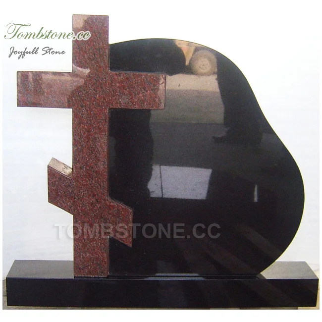 
Top quality Russian style granite tombstones gravestones 