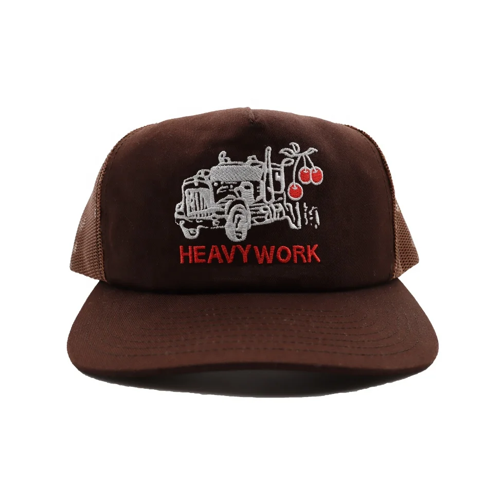 quality goods custom own logo and mesh embroidery good hat shape suitable for people of all ages outdoor sports trucker caps