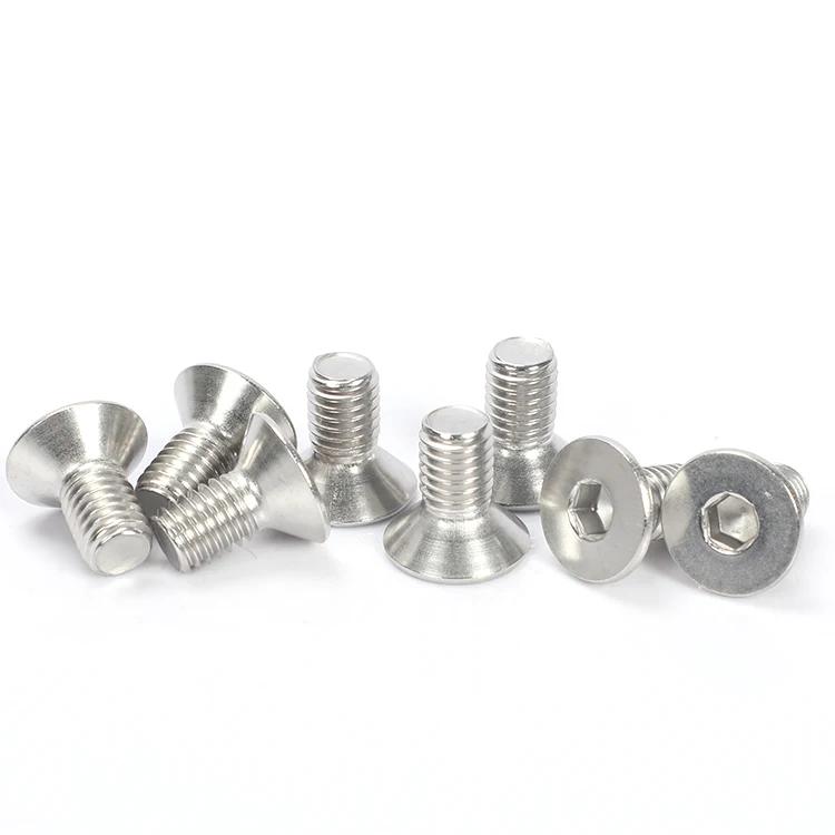 304 Stainless Steel Allen Wafer Ultra Low Head Screws Hex Socket Thin Head Screw Flat Head Hexagon Socket Machine Screw