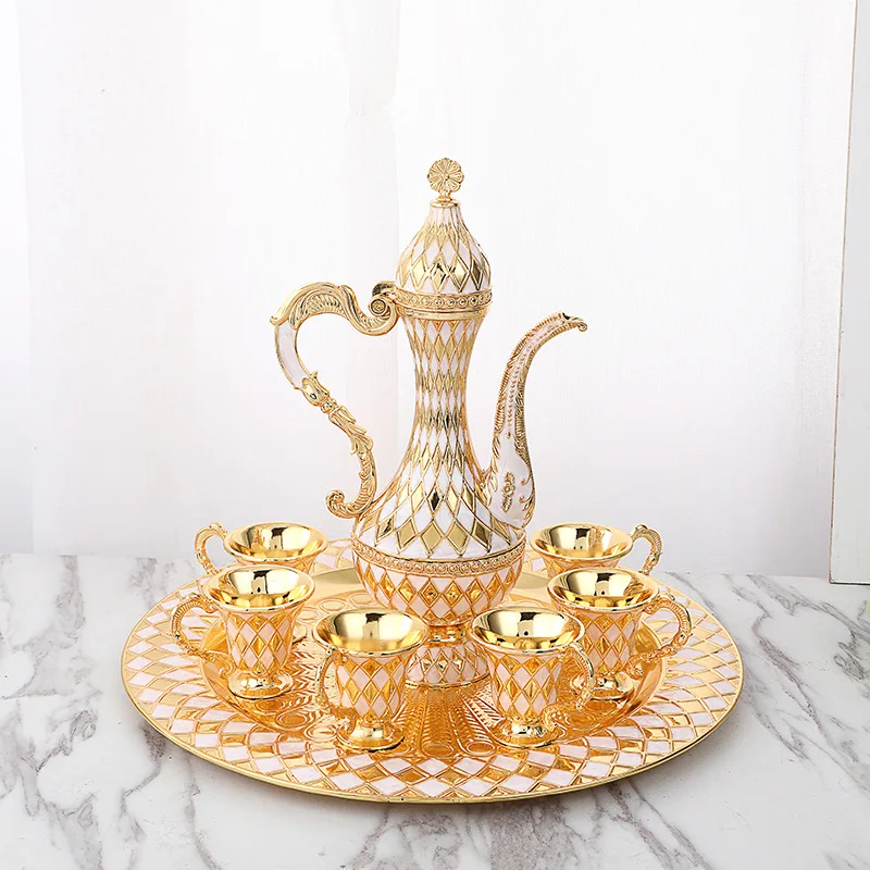 metal rose flower princess zinc alloy made crown antique trinket jewelry box for home decoration use