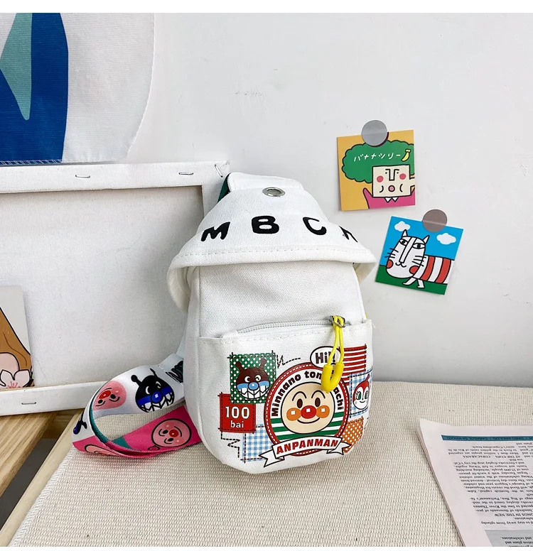 Cute Mini Bee Kids Purses And Handbags Waist Bag Canvas Fashion Cute Cartoon Child Mobile Phone Bags Cartoon School Bag
