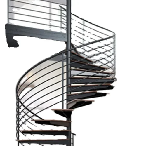 Cast Iron Used Outdoor Spiral Staircase External Spiral Stair Case Kit Stairway Modern Modular Steel Spiral Staircase