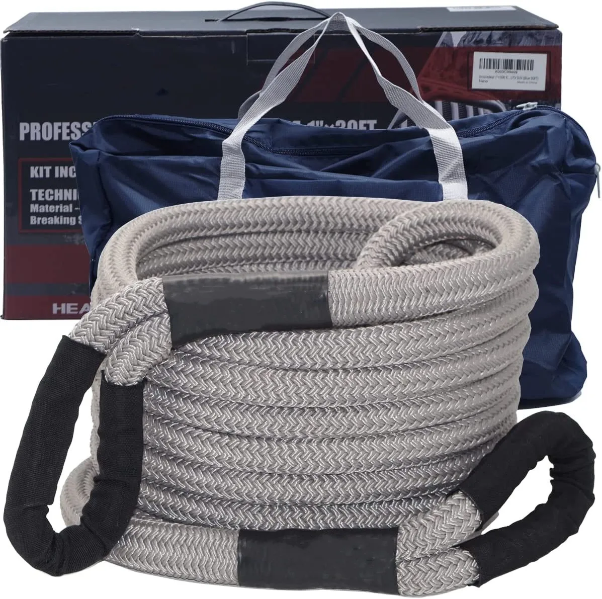 Double Braided Nylon  Offroad Vehicle Car Tow Kinetic Recovery Rope