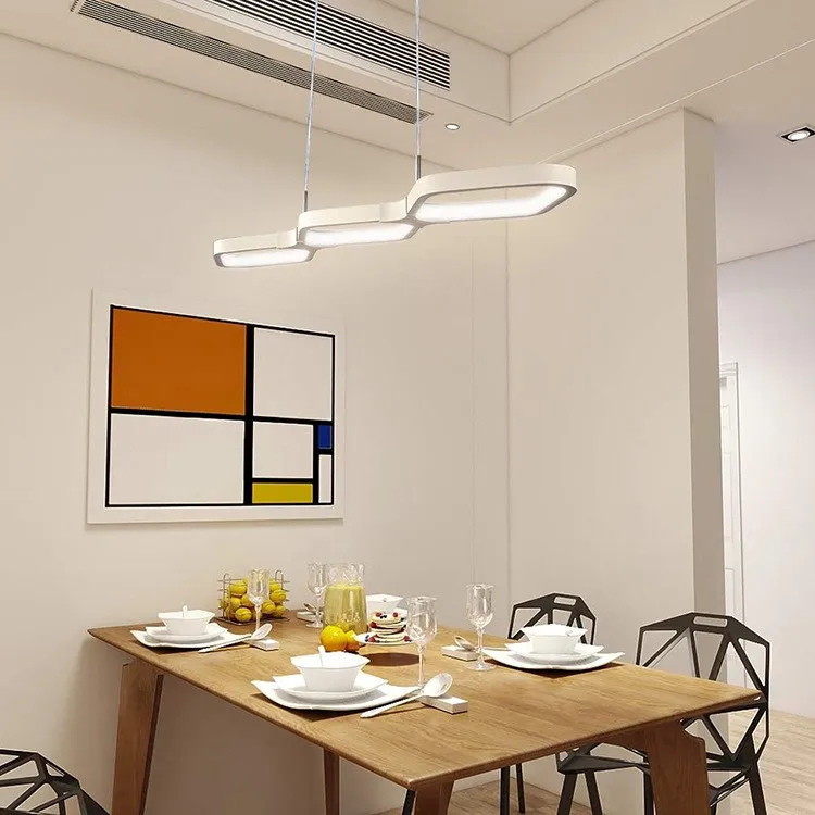 High quality indoor led pendant ceiling light modern simple led chandeliers and lamps for office