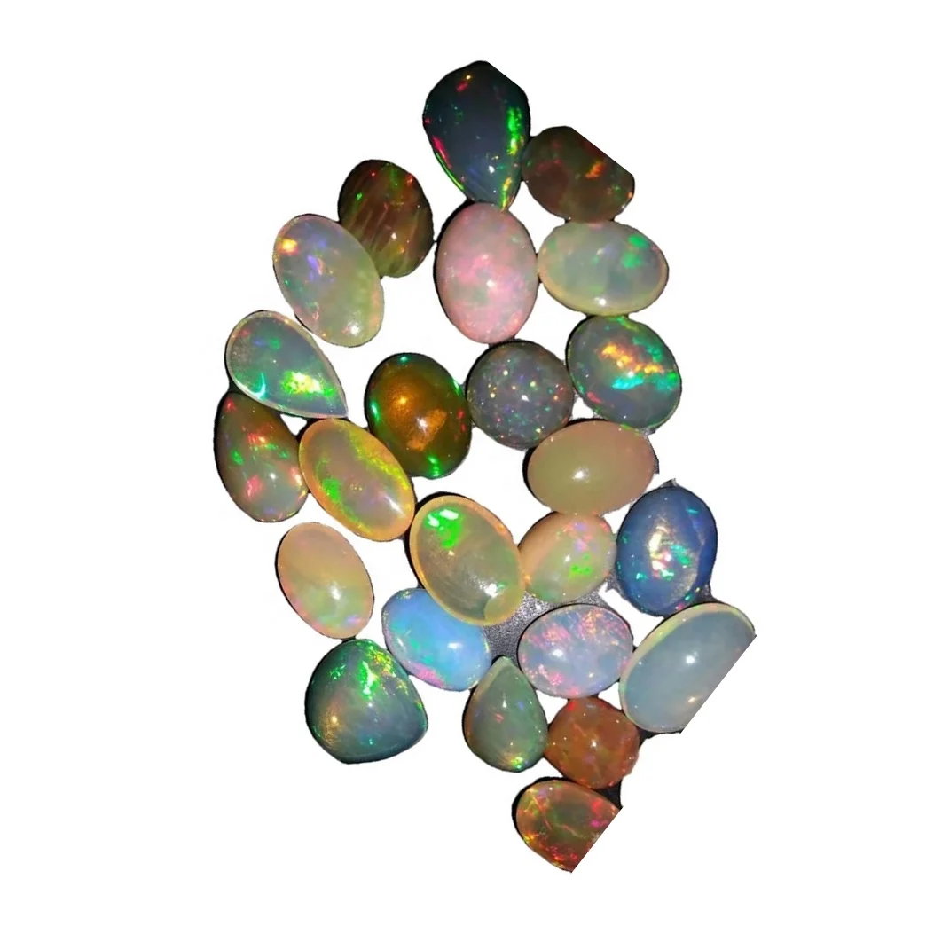 Red Fire Opal Ethiopian Opal Cabochon Natural Opal Gemstone