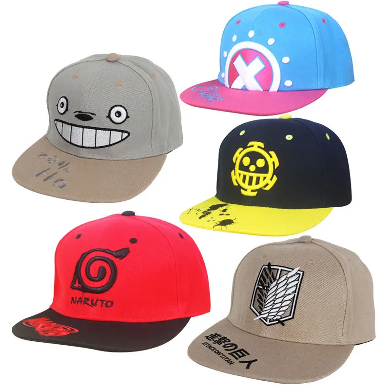 27 designs anime hats game Embroidery Pattern Casual Unisex Baseball Cap