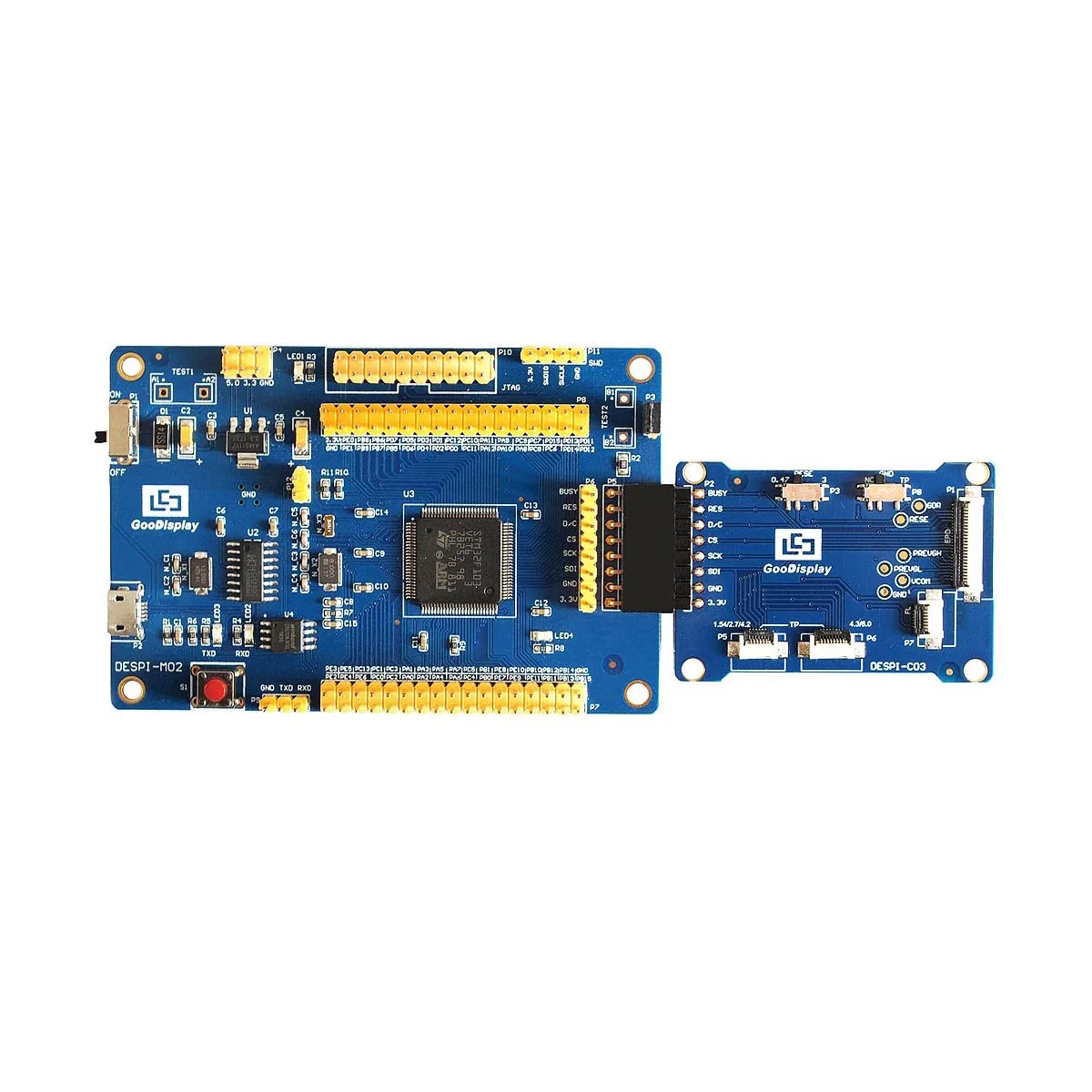 Raspberry Pi SPI interface demo kit drive board for e-paper display touch screen STM32 DESPI-V3.0
