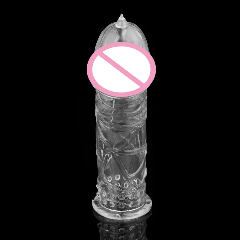 transparent crystal penis sleeve extender best sex delay ejaculation sexy exotic funny condom